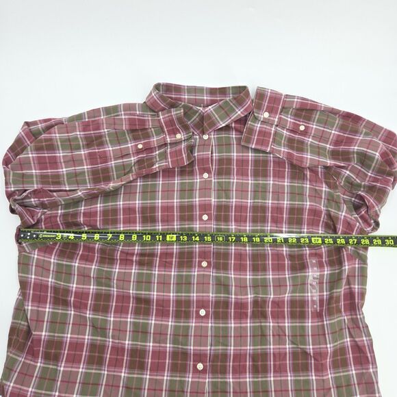 Lauren Ralph Lauren Brawley Button Up Down Shirt Womens Size 3X Plaid Old Money - Picture 6 of 8